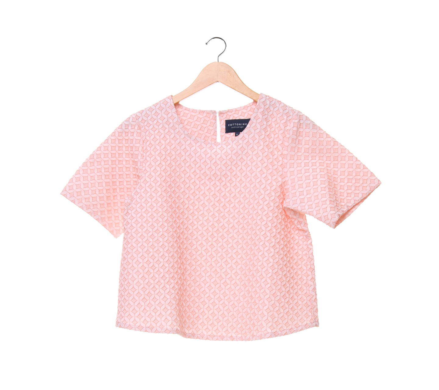 Cotton ink pink blouse