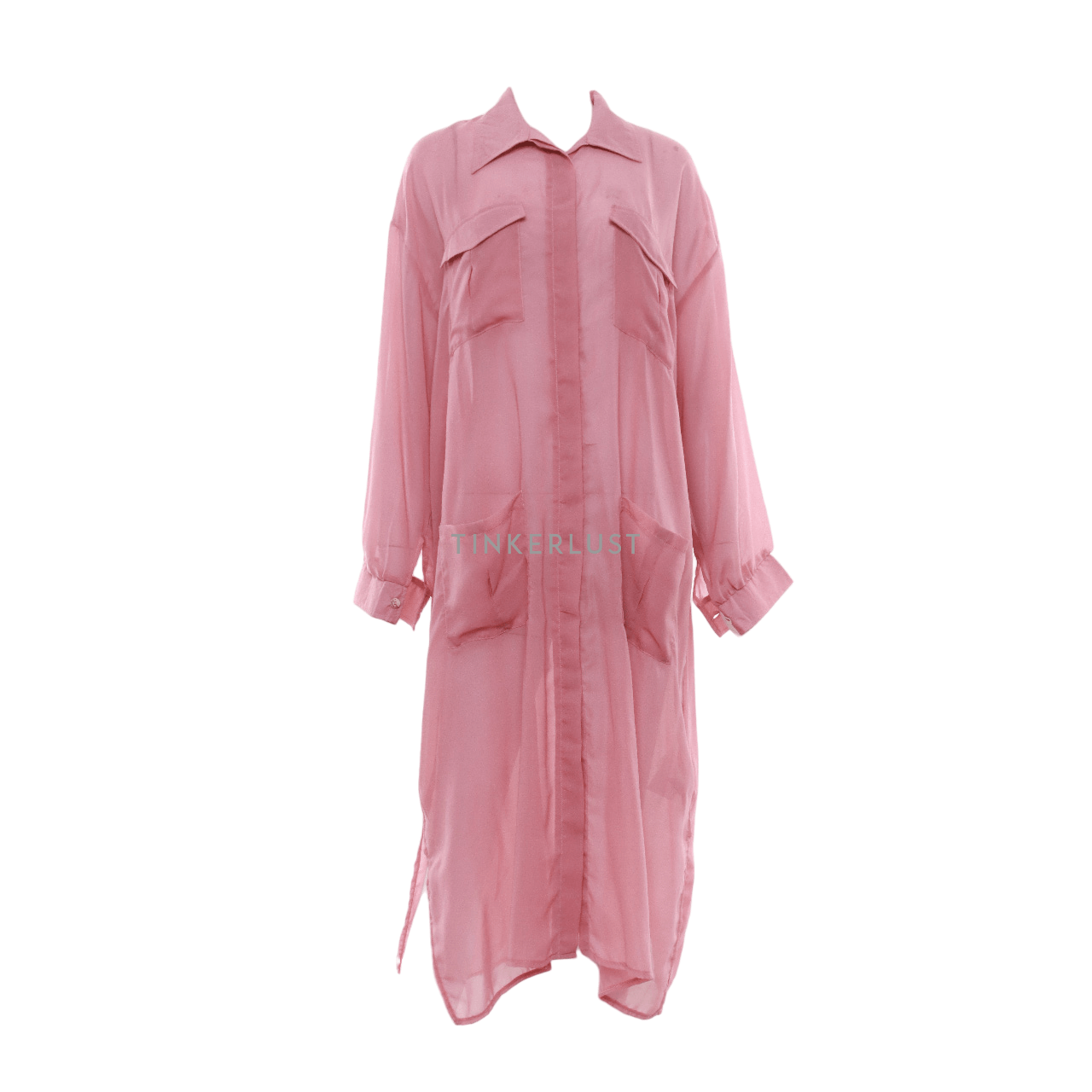 Amygo Dusty Pink Midi Dress