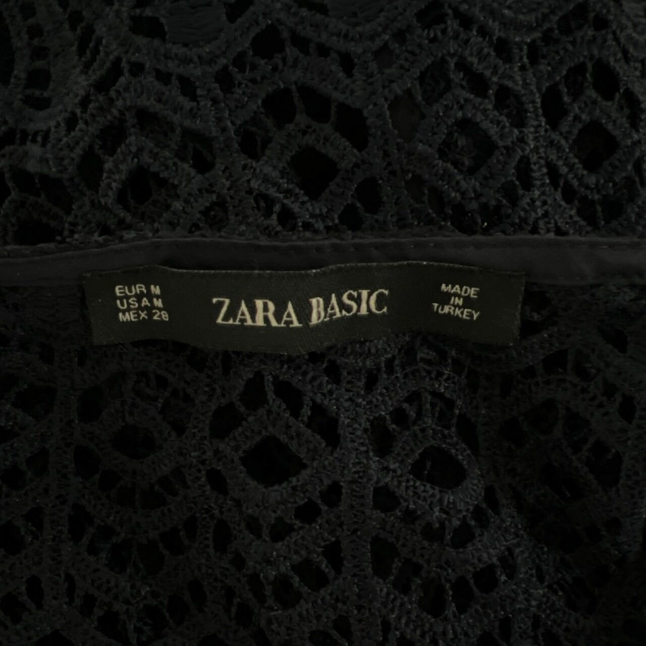 Zara Dark Blue Lace Outer
