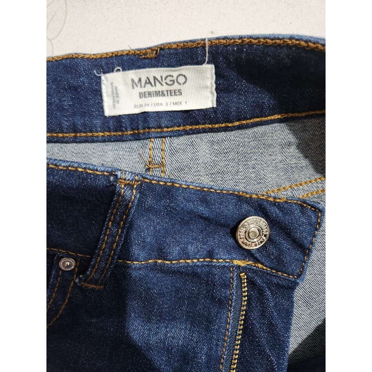 Mango Denim Short Pants