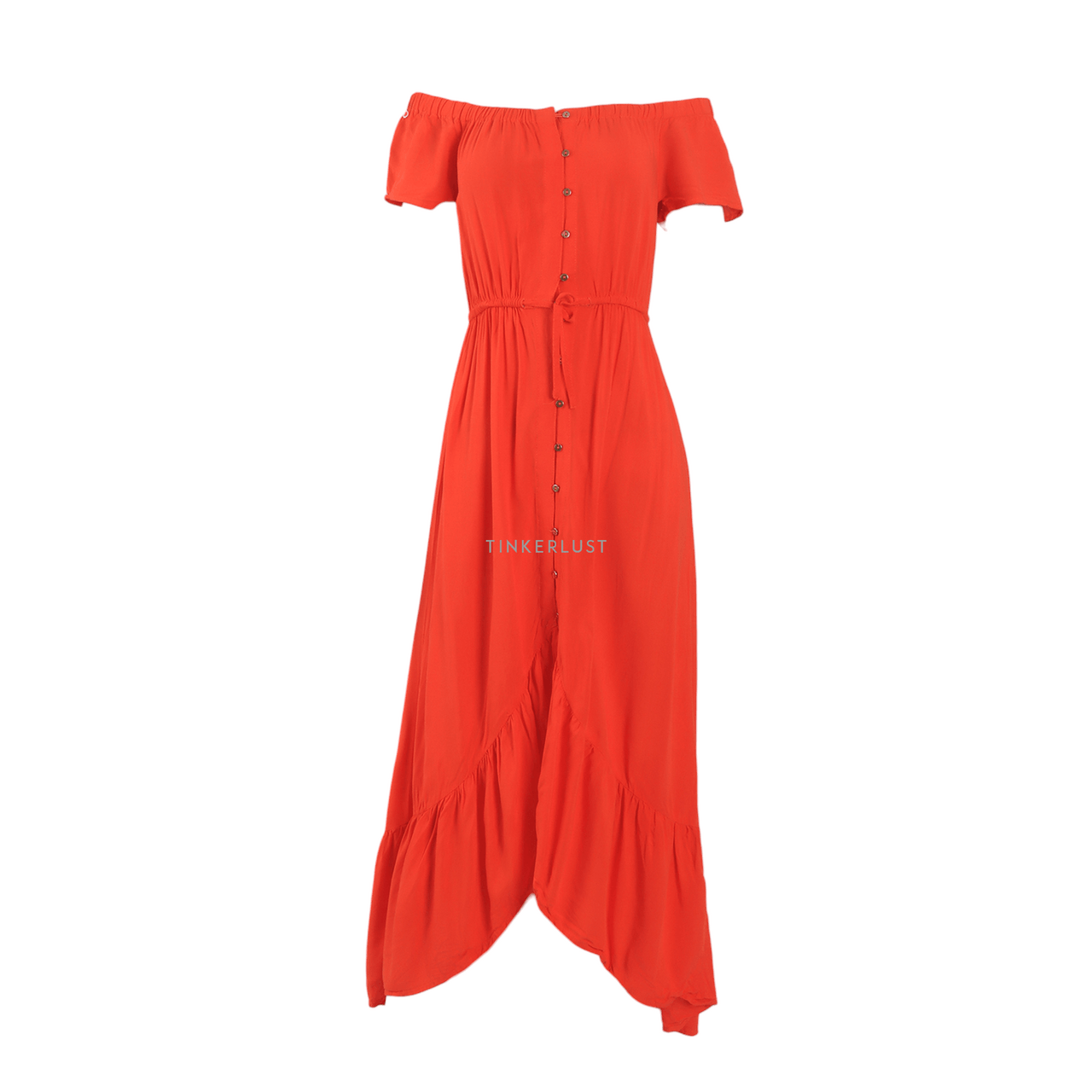 Cotton On Orange Midi Dress