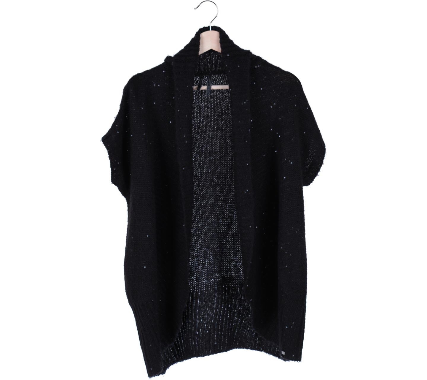 Guess Black Sequins Knitted Cardigan