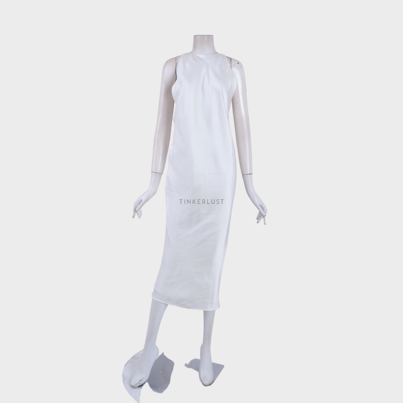 Pafon White Long Dress