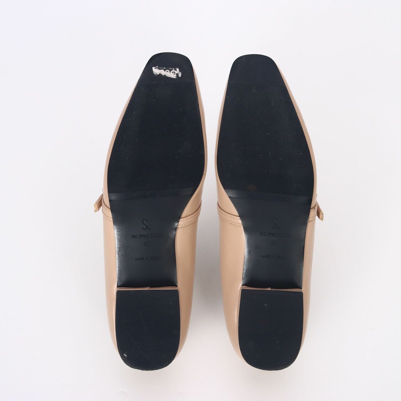 Sappun Beige Flats Shoes