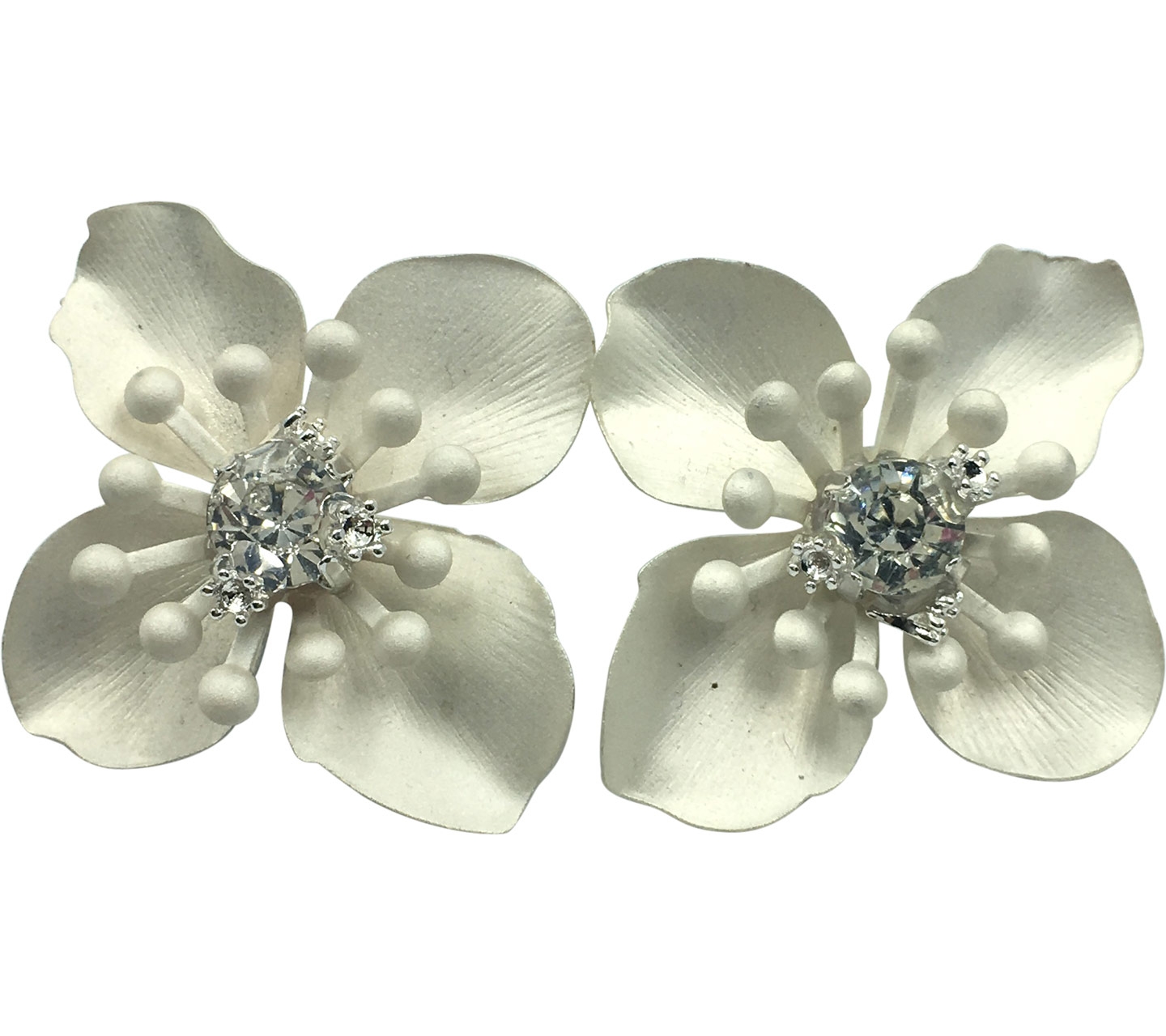 Lovisa Off White Flower Studded Earrings
