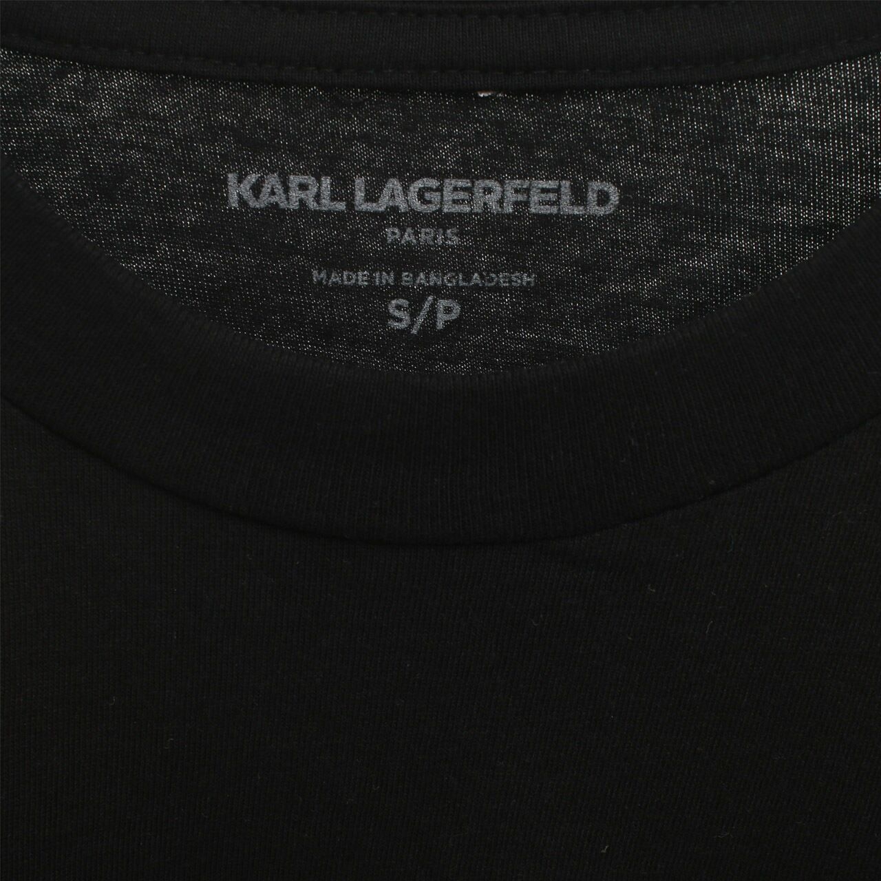 Karl Lagerfeld Paris Black Long Sleeve Tshirt