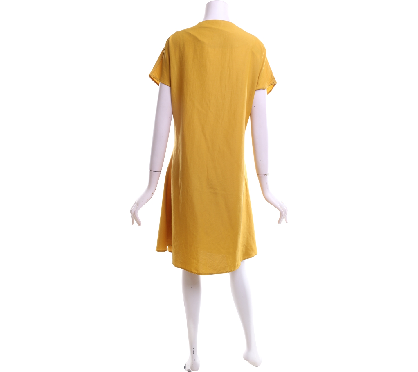 Sol Mustard Mini Dress