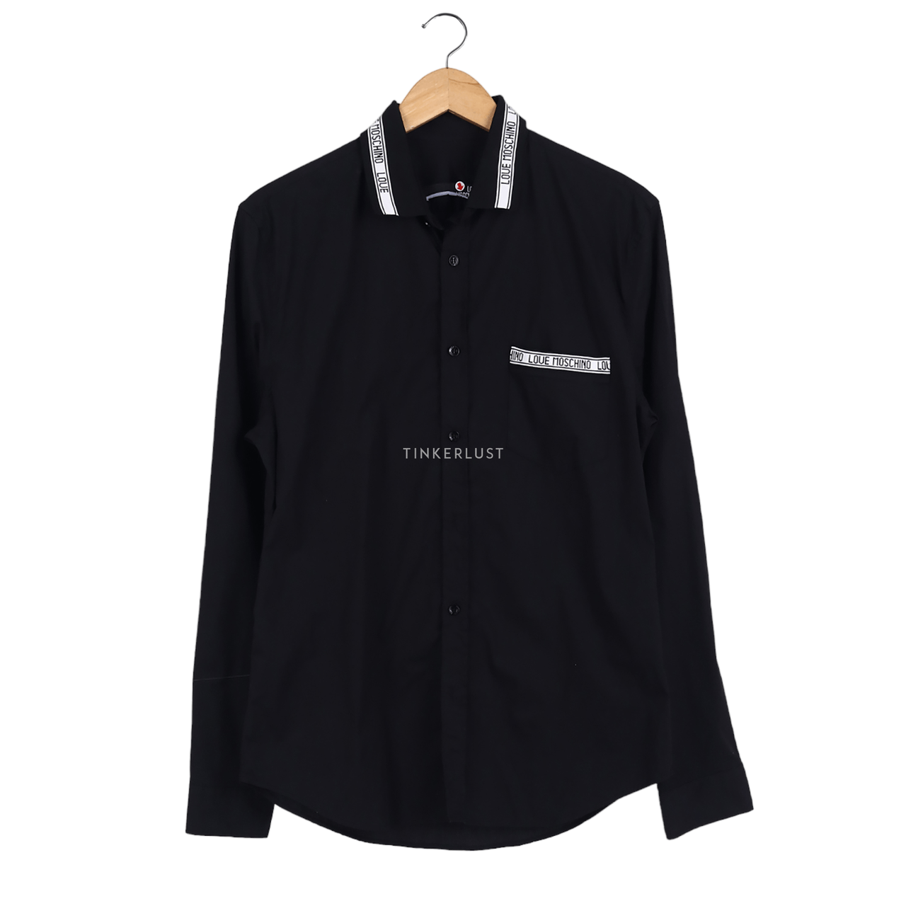Love Moschino Black Long Sleeve Shirt 