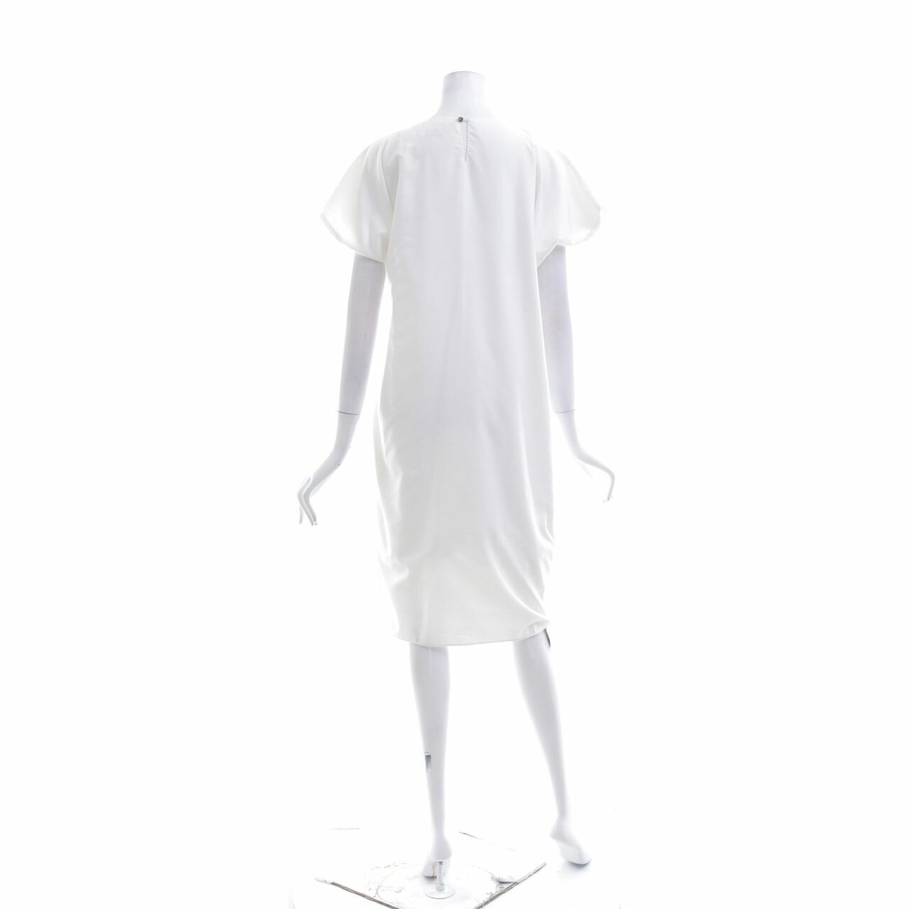 Ralyka Off White Midi Dress