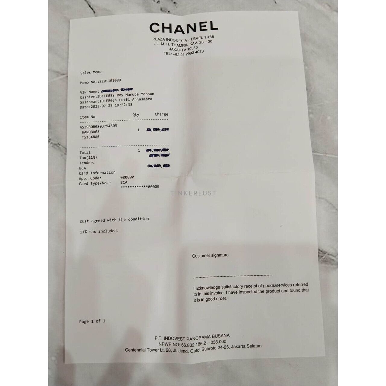 Chanel C22 Mini Black Chip GHW Sling Bag
