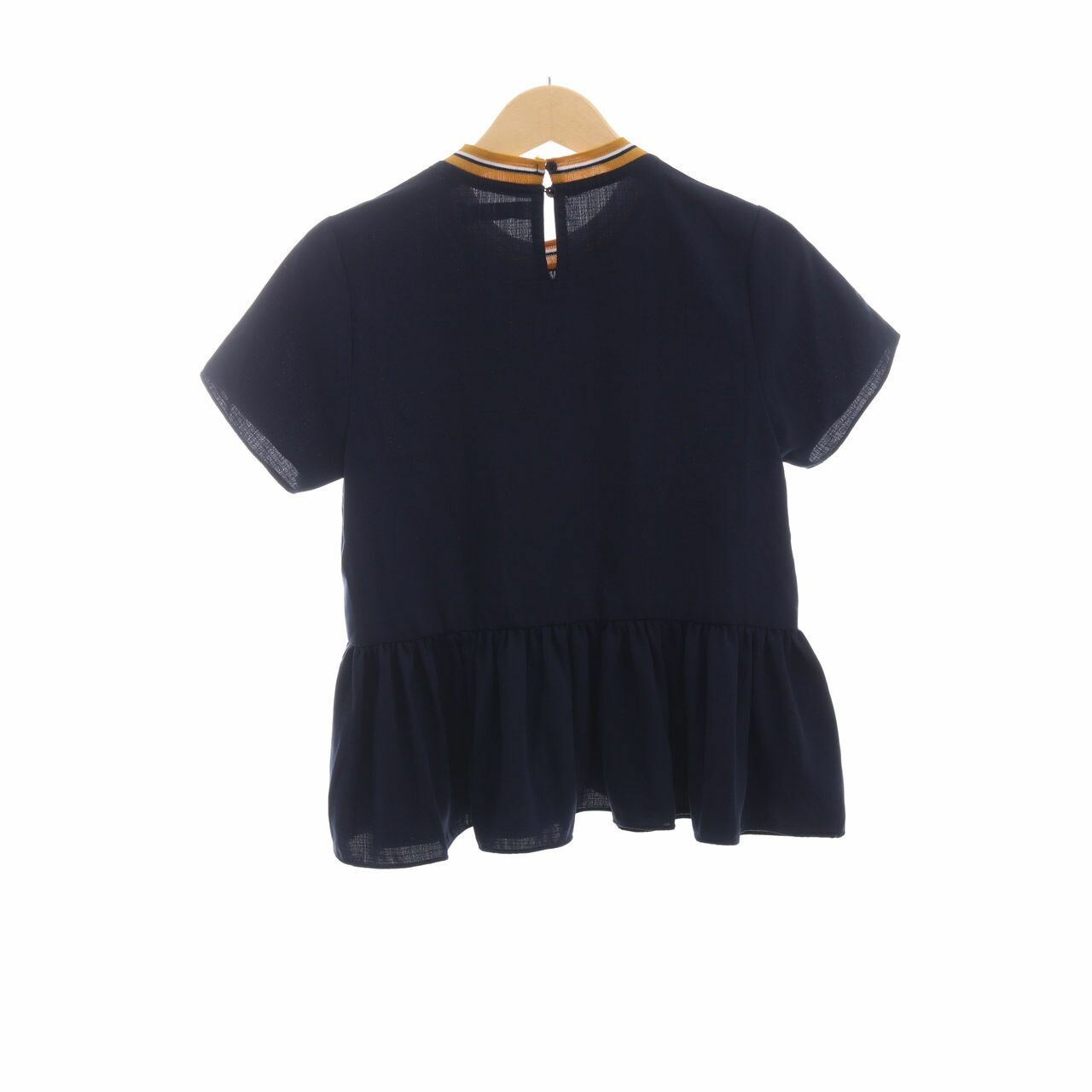 Cotton Ink Navy Blouse