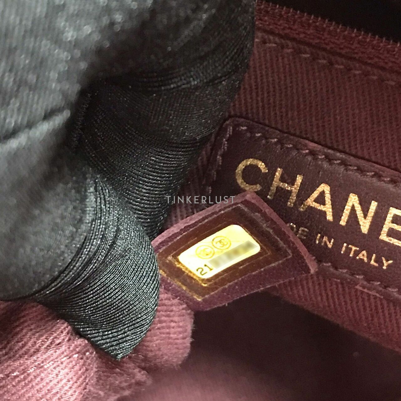 Chanel Camera Calfskin Snake Skin GHW # 21 Shoulder Bag
