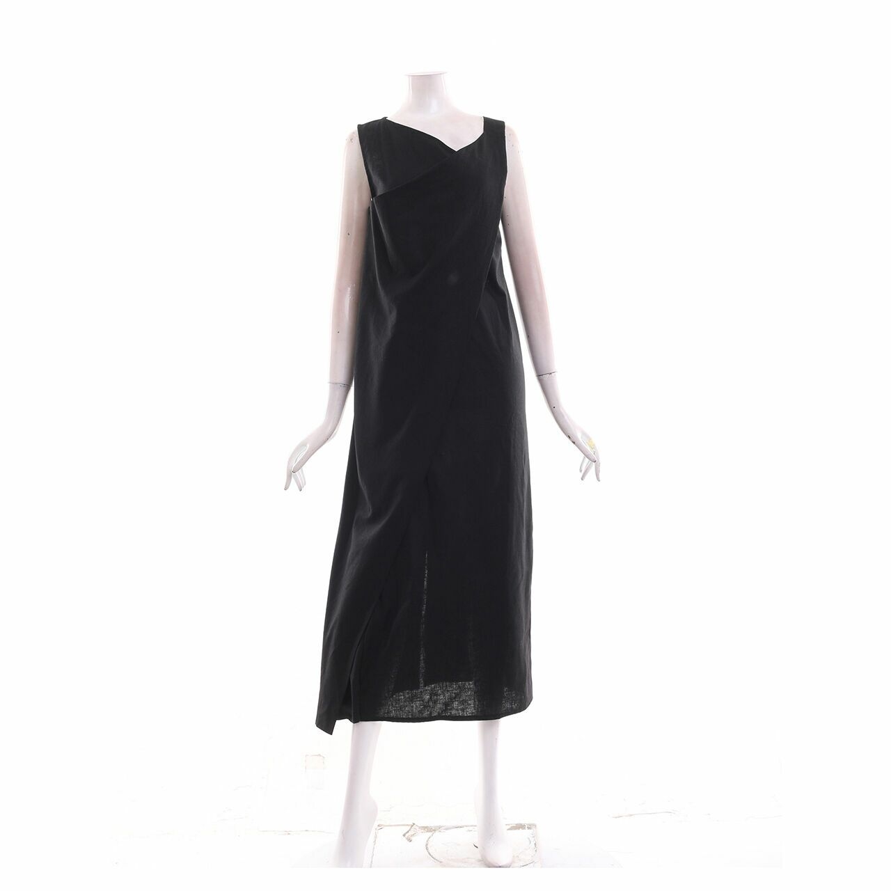 meadow Black Midi Dress