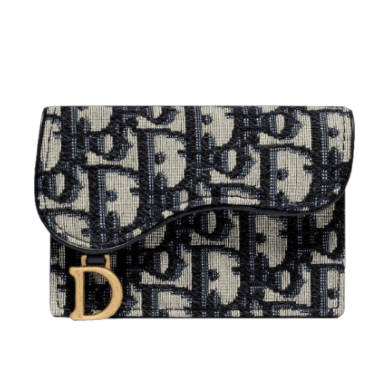 Dior Saddle Flap Card Holder