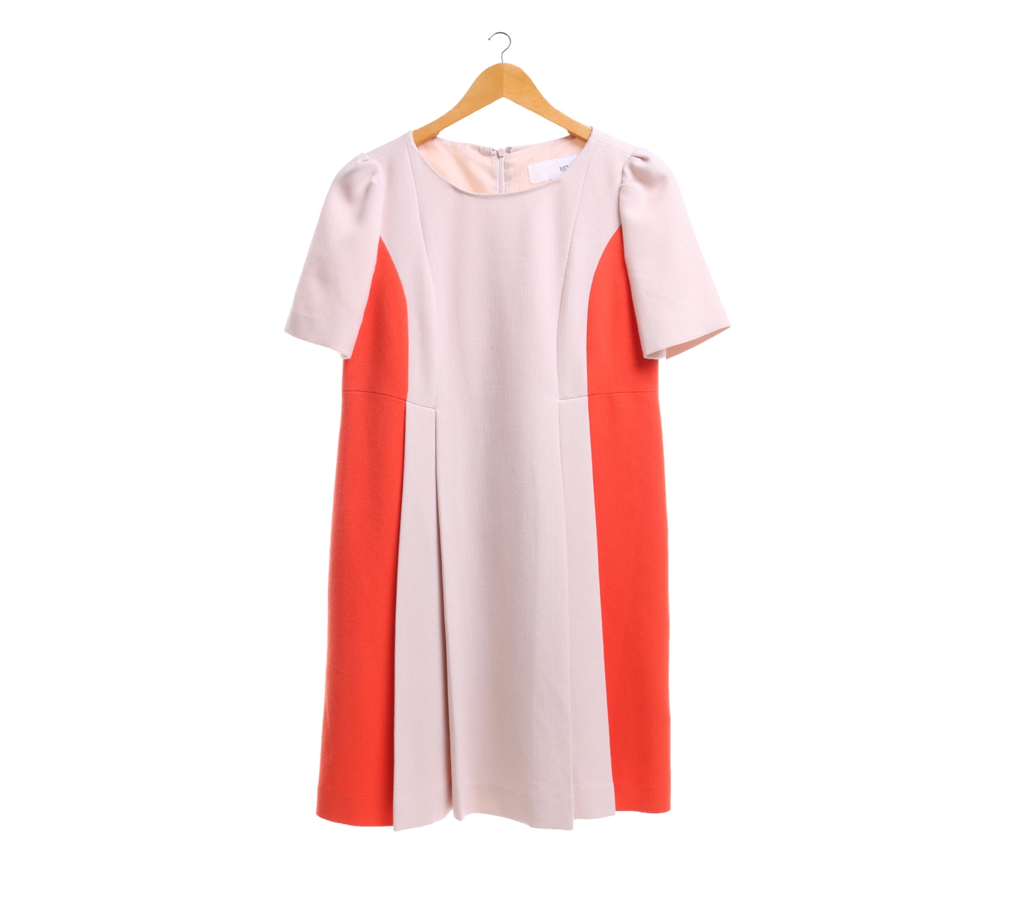 Mixxo Light Brown And Orange Mini Dress