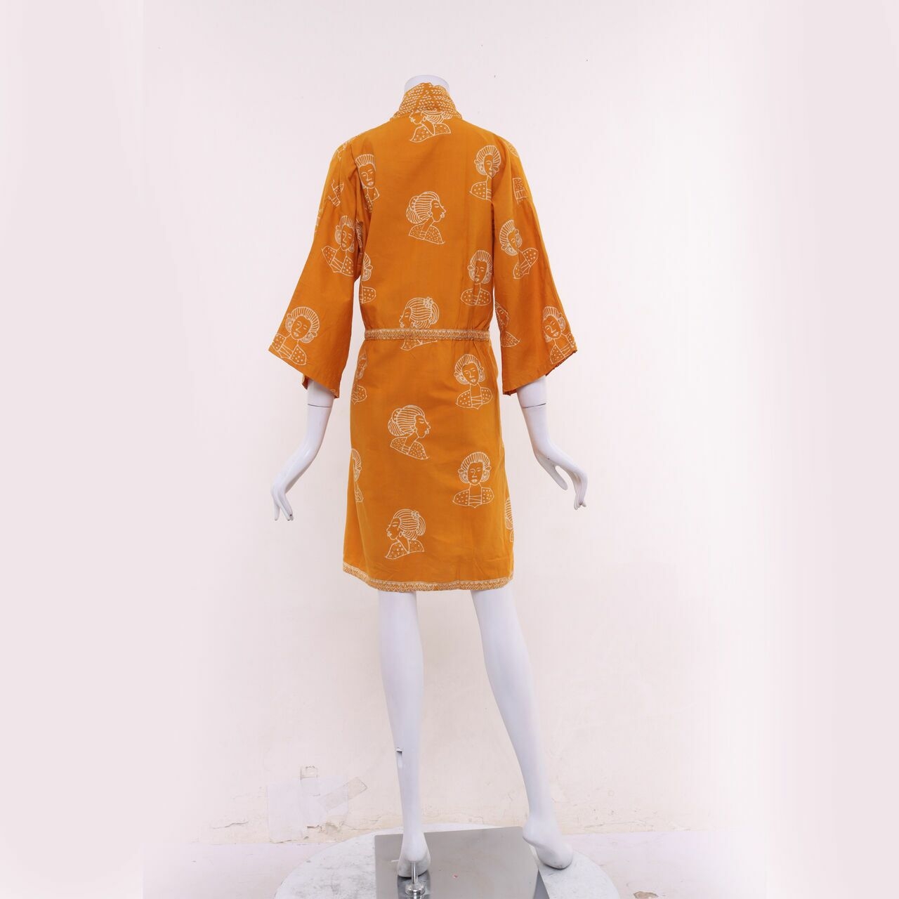 Lemari Lila Mustard Mini Dress