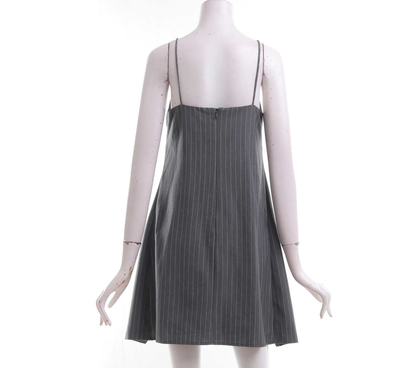 Love, Bonito Grey Striped Mini Dress