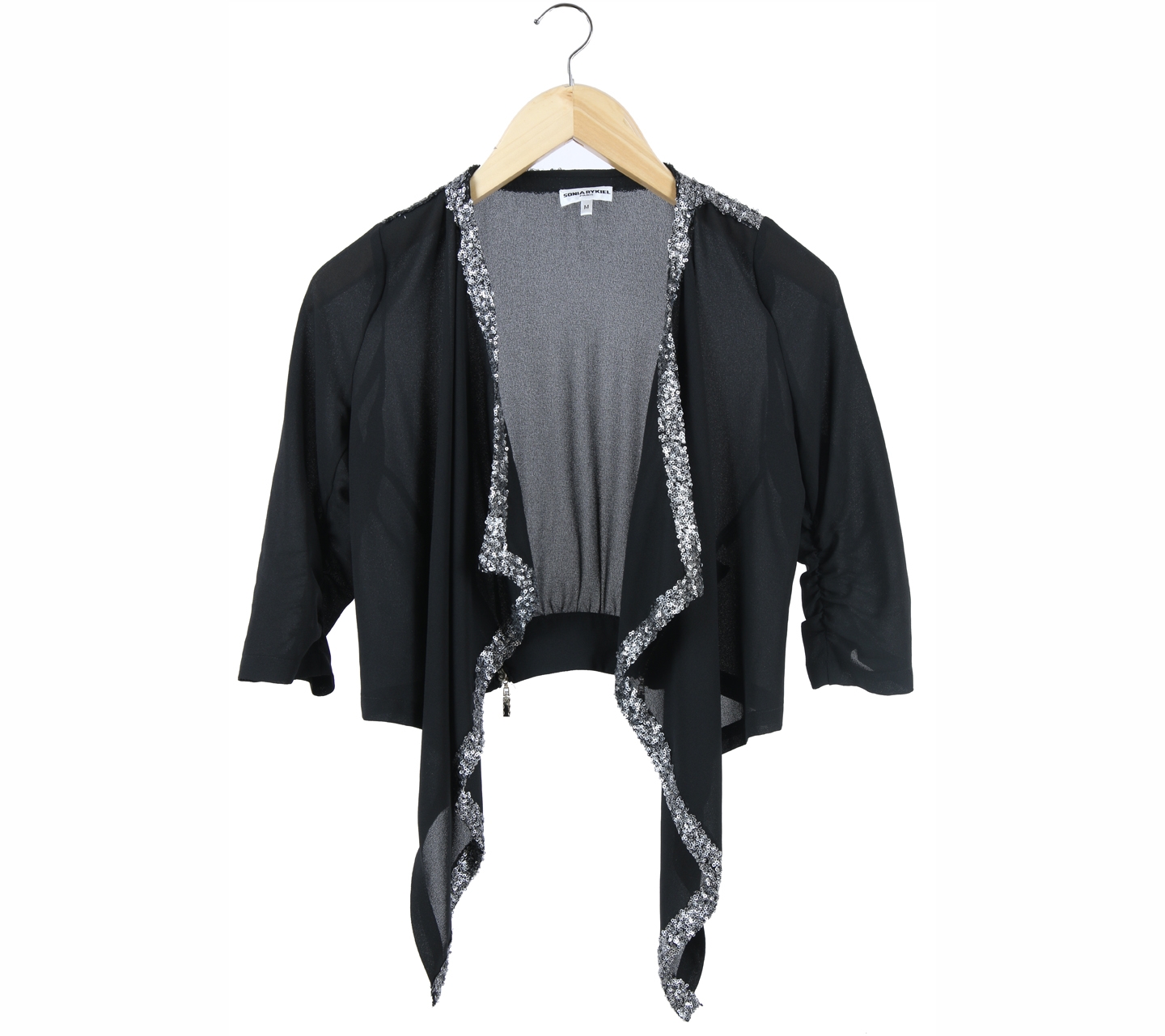 SONIA RYKIEL Black Sequins Outerwear
