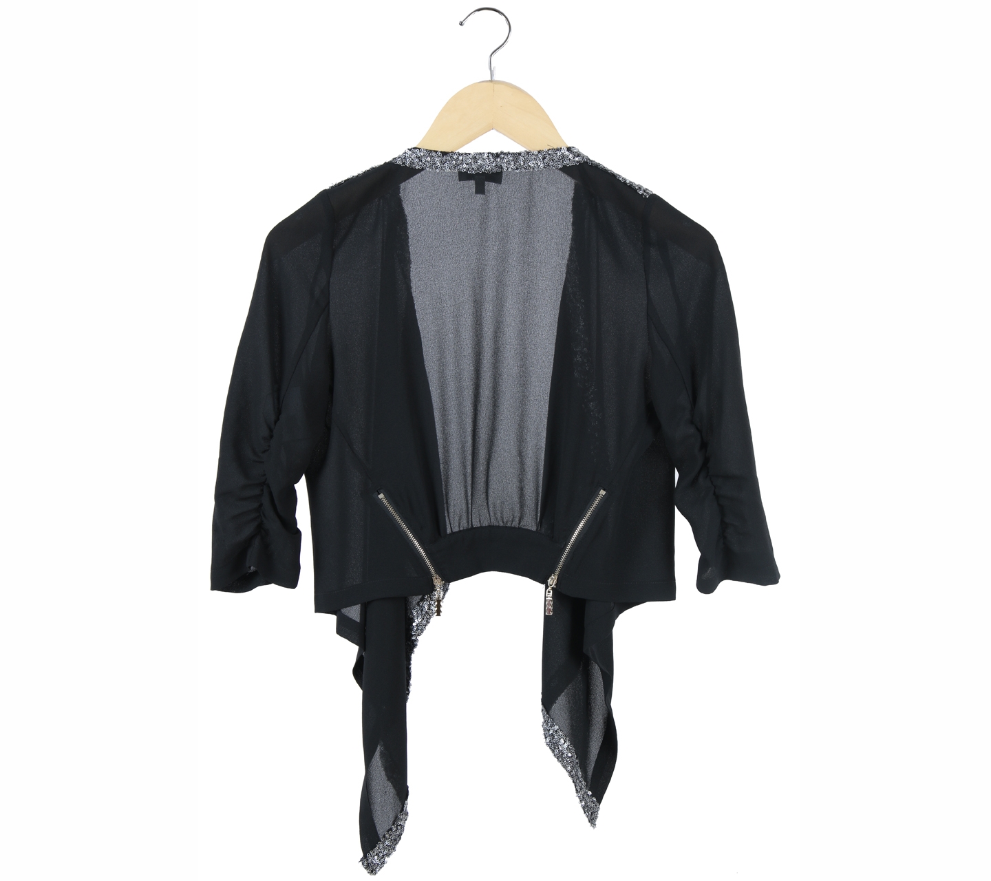 SONIA RYKIEL Black Sequins Outerwear