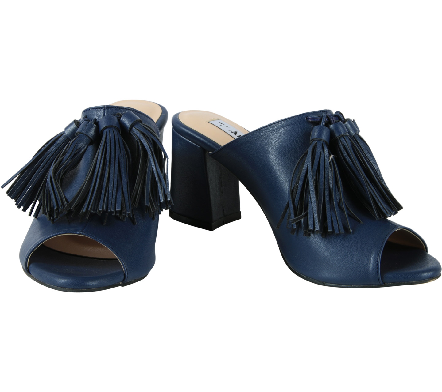 Arqein Blue Tasla Heels Sandals