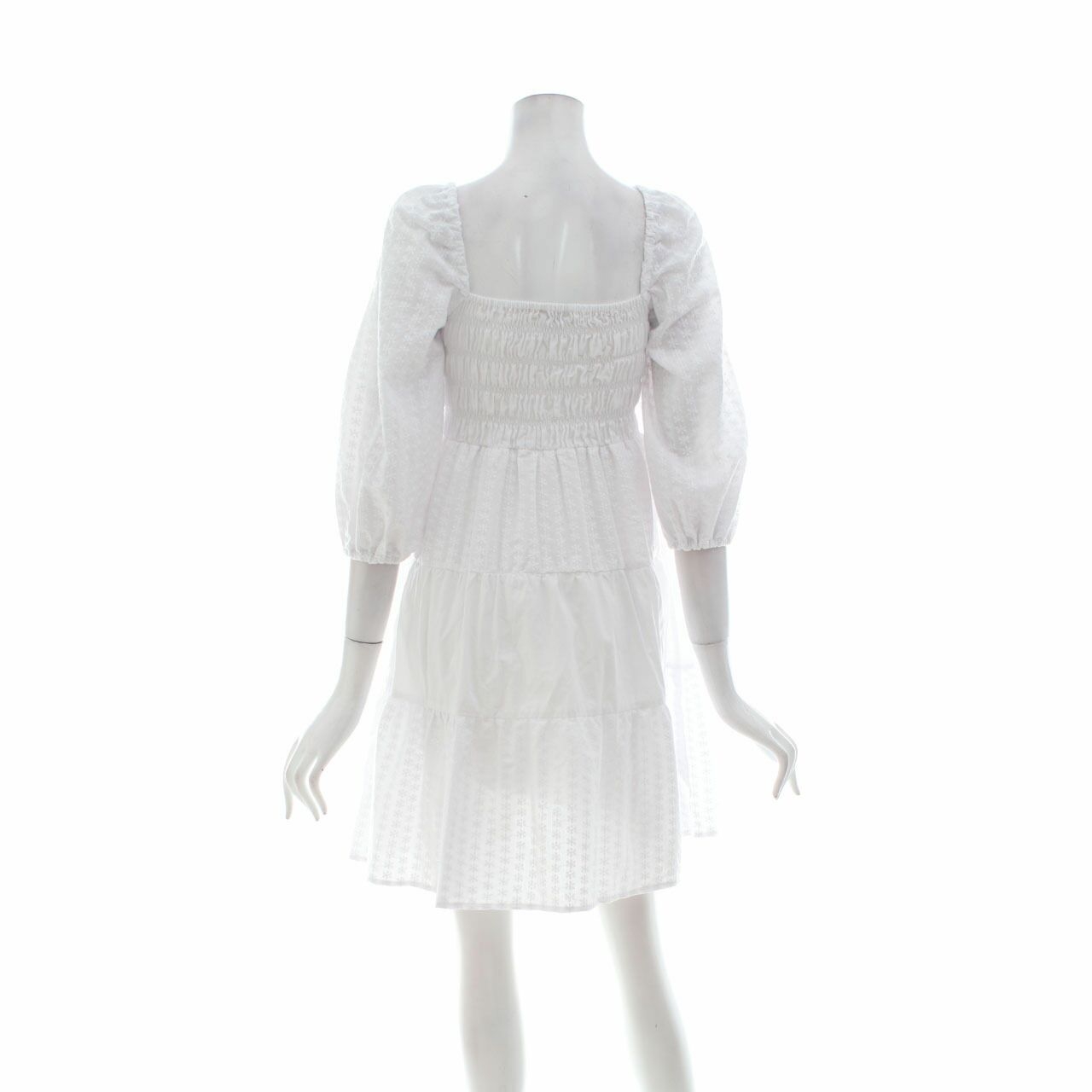 Paulina Katarina White Mini Dress