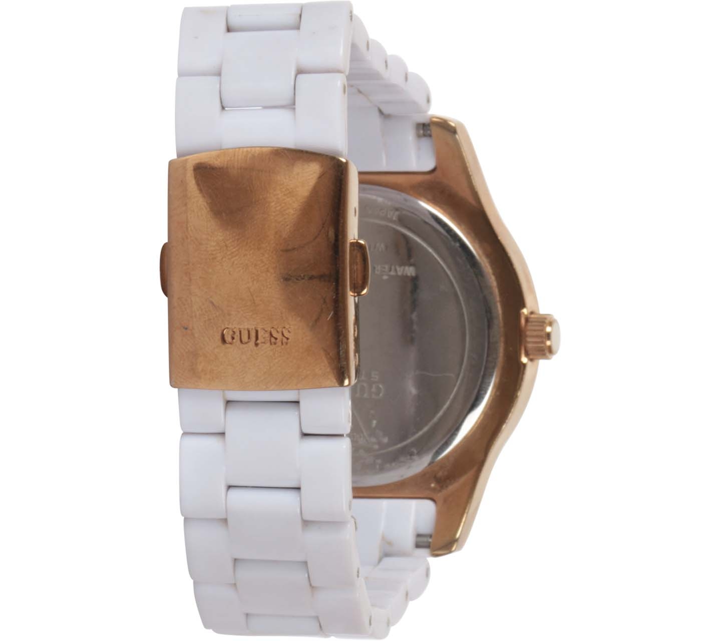 Guess White Chain Watch