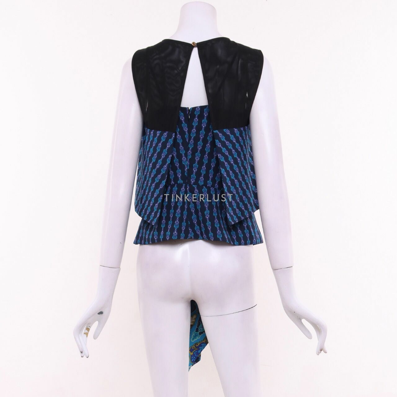 Bloom Apparels Blue & Black With Outer Sleeveless