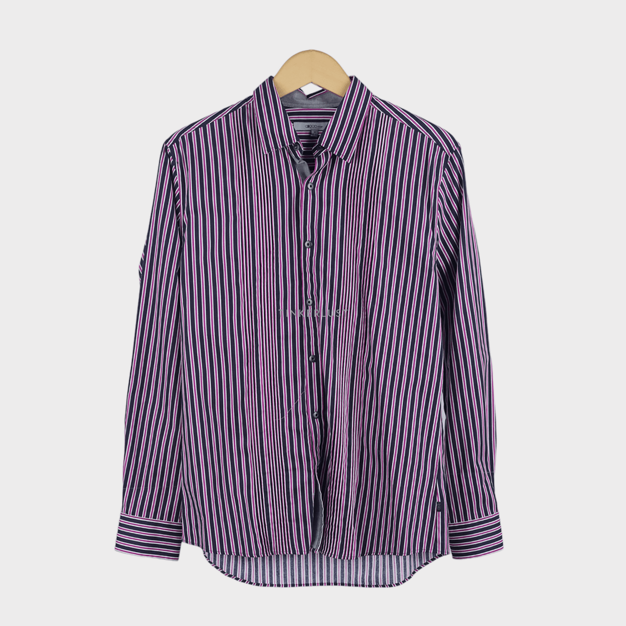 G2000 Black & Purple Stripes Shirt