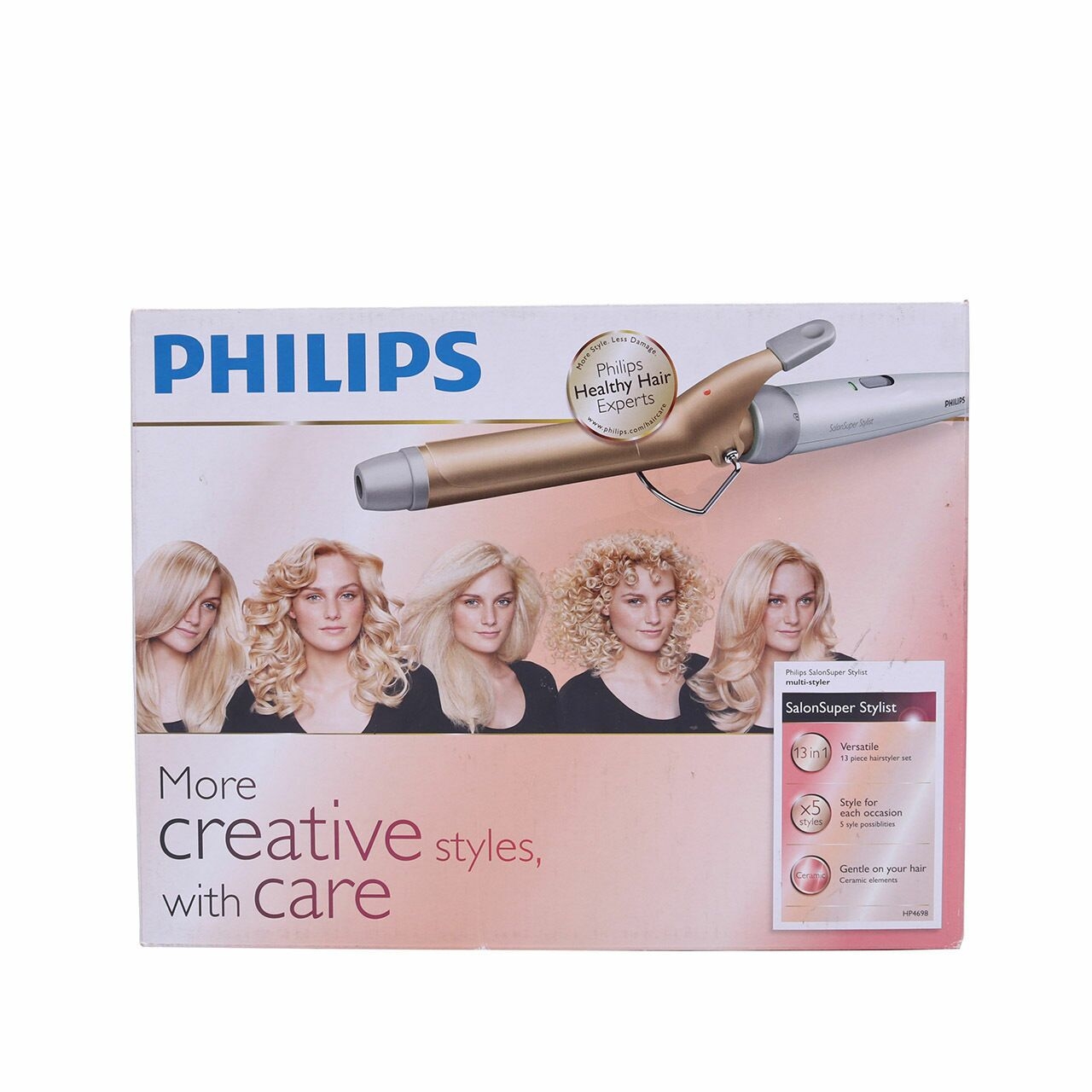 Philips Beige Salon Super Stylist HP4698 Multy Sryler Tools