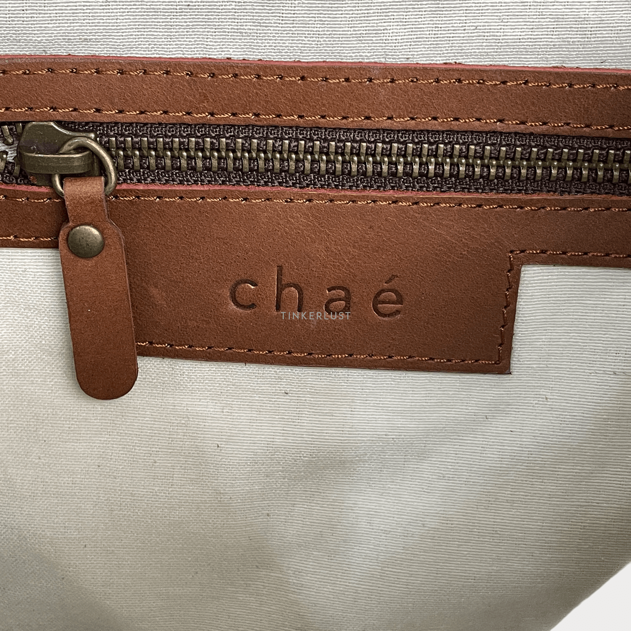 Chae Bora Leather Brown Sling Bag