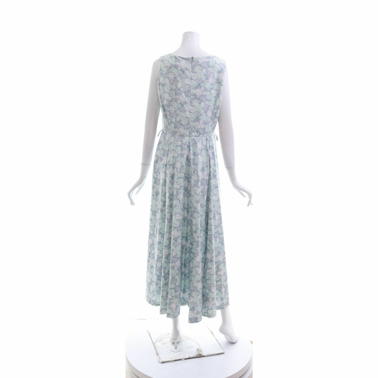 Laura Ashley Blue Floral Midi Dress