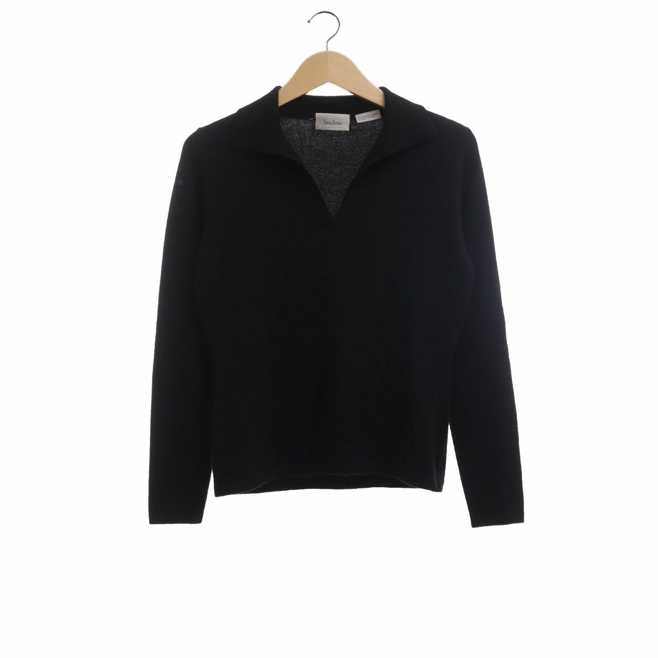  Neiman Marcus Cashmere Black Sweater