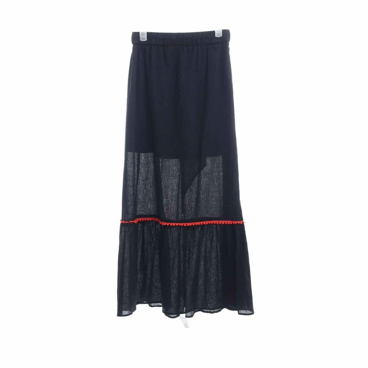 Kivee Black Slit Mini Skirt