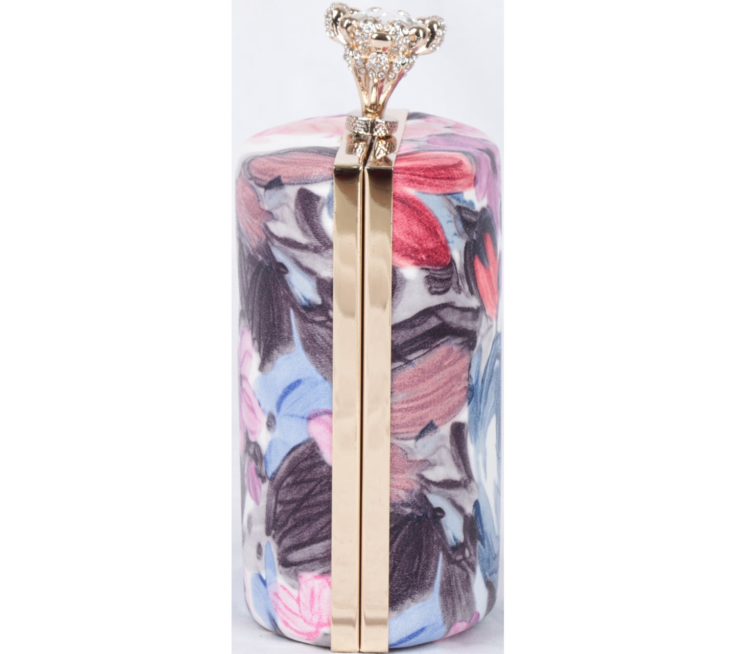 See Blush Multi Colour Floral Ring Clutch
