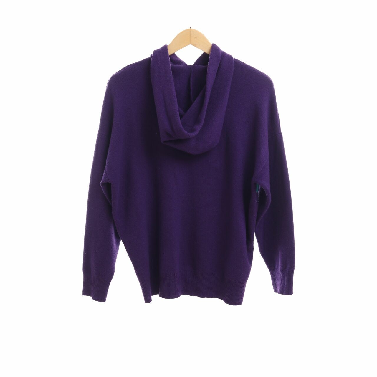 Zara Green/Purple Stripes Hoodie Sweater