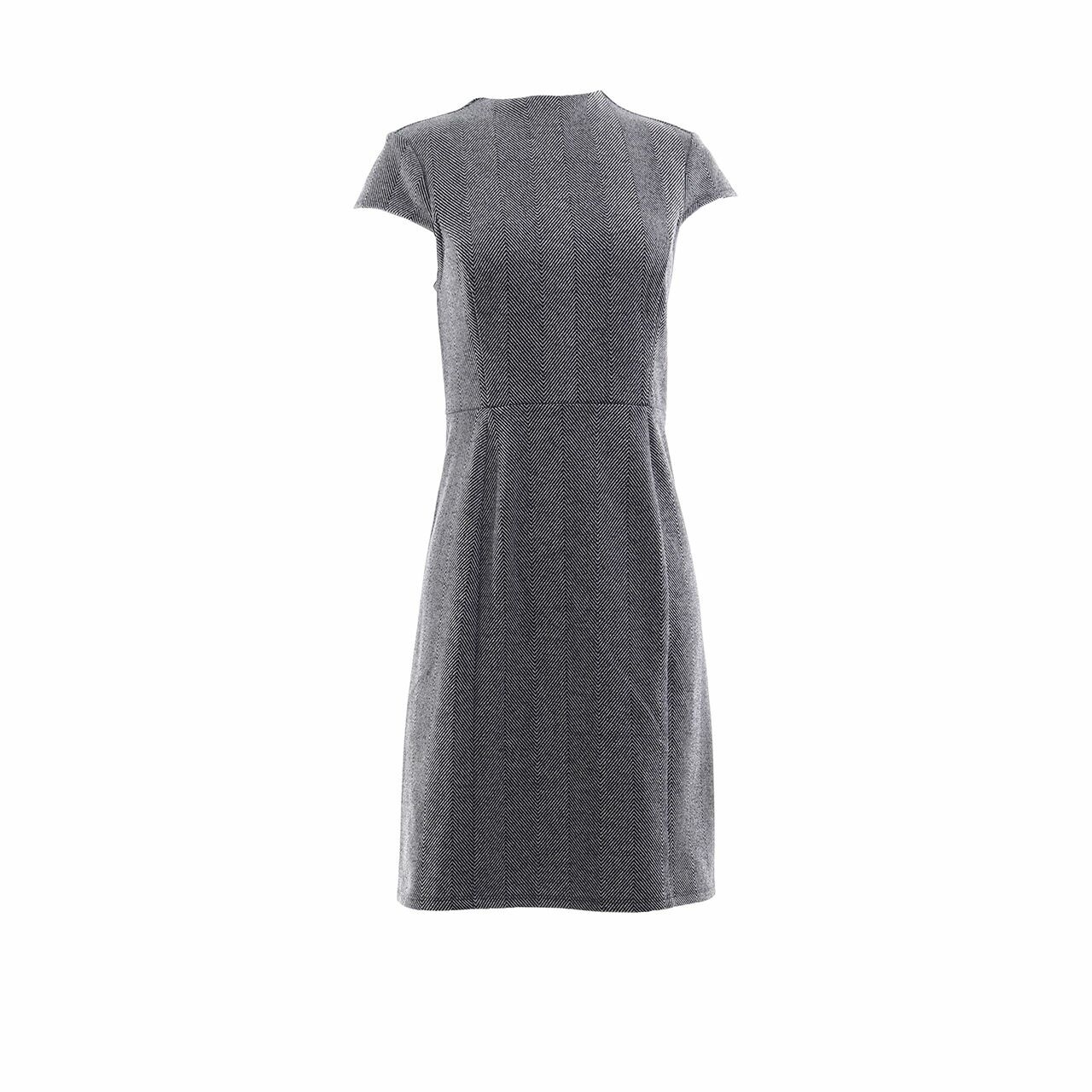 H&M Grey Patterned Mini Dress