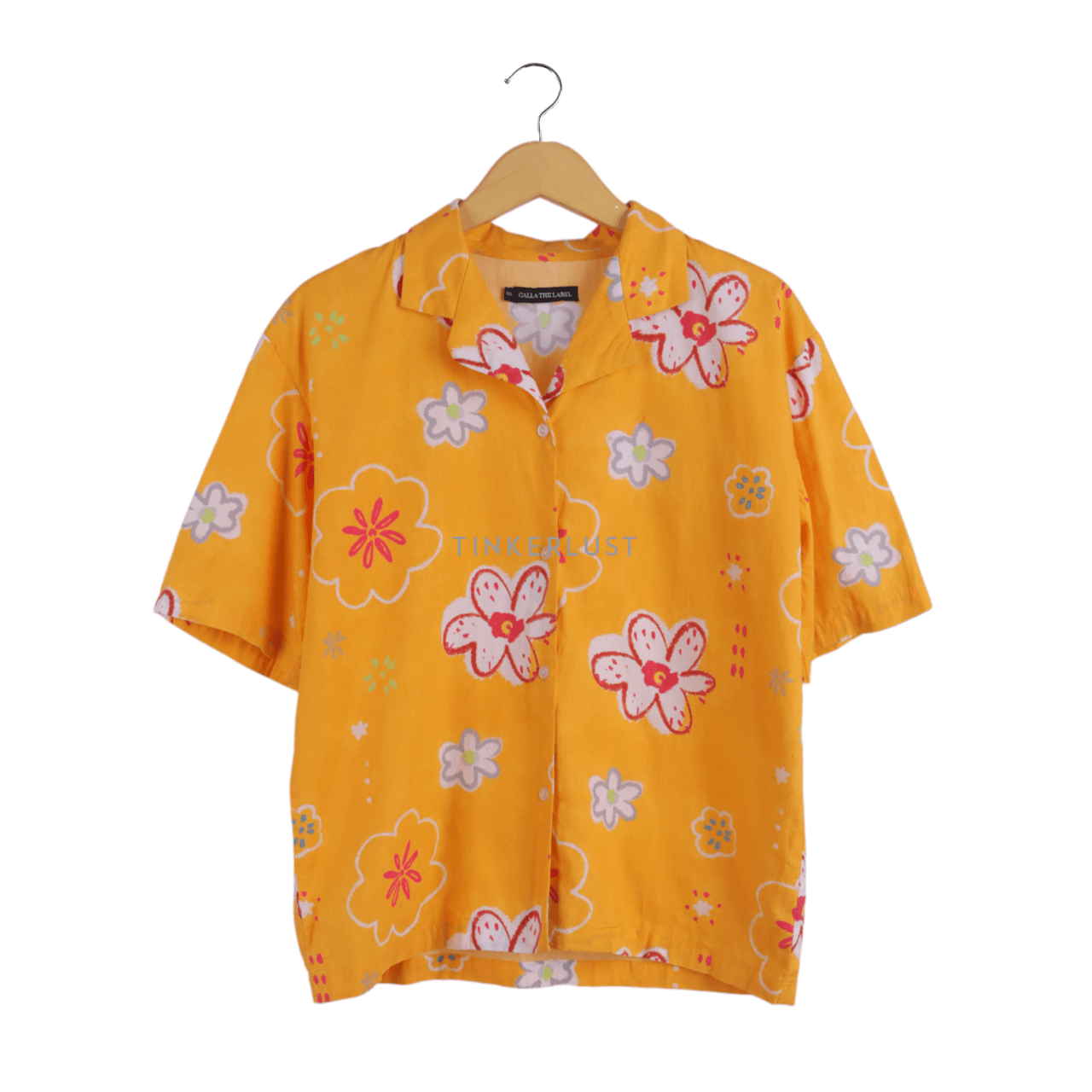Calla The Label Mustard Floral Shirt