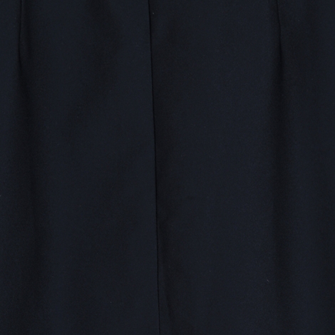 Navy Asymmetrical Midi Skirt