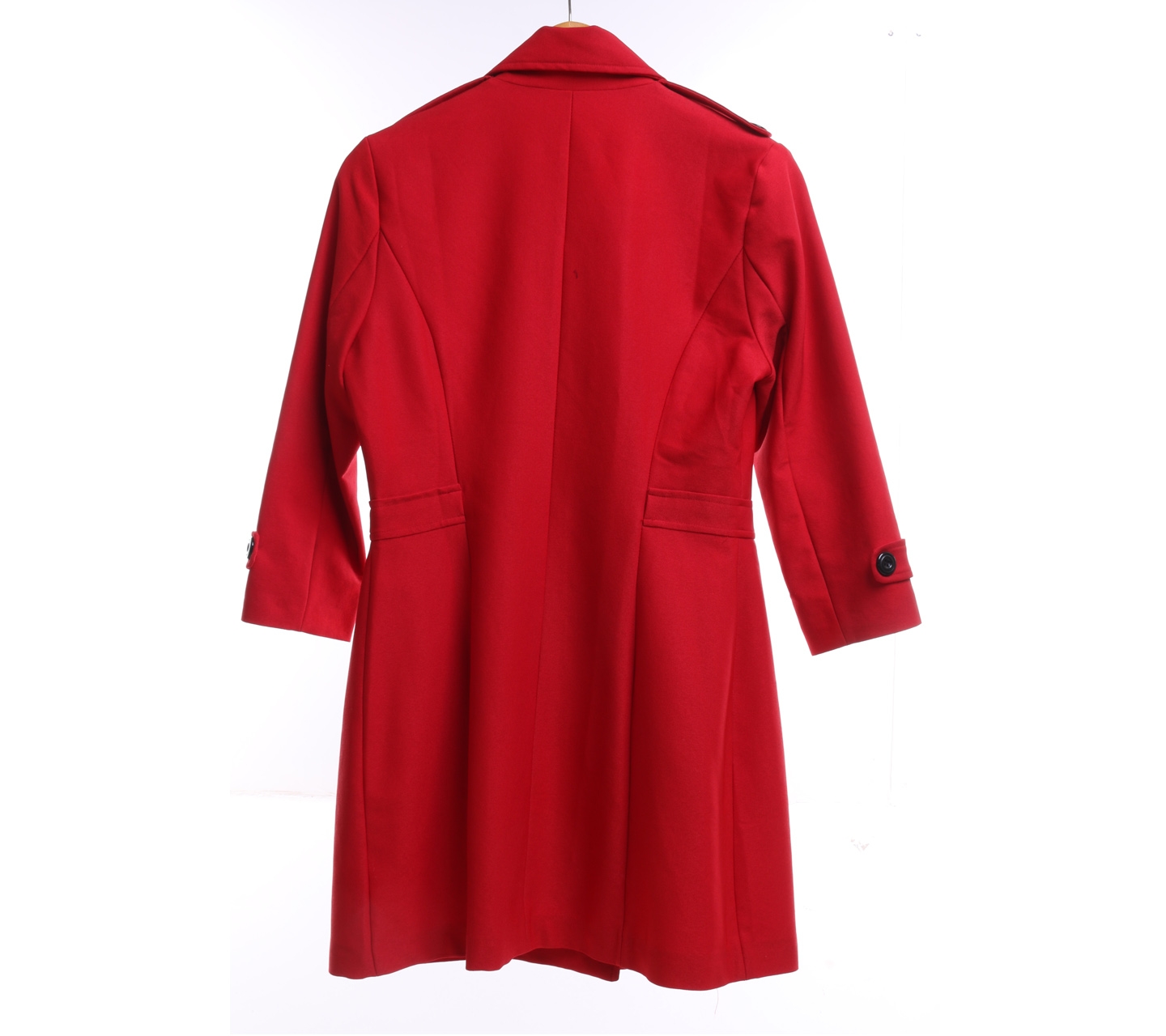 Solemio Red Pea Coat