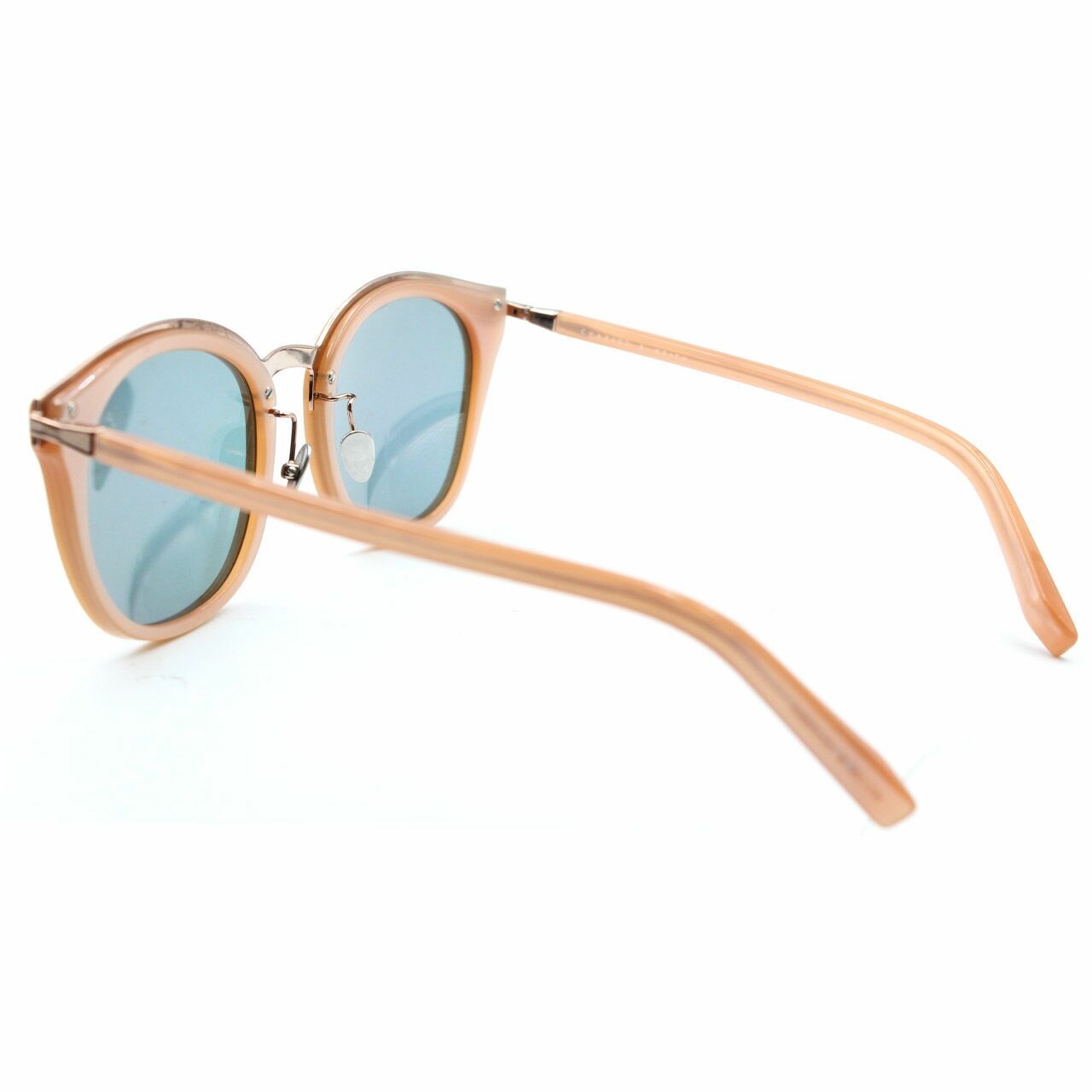 Charles & Keith Pink Round Wayfarer Sunglasses
