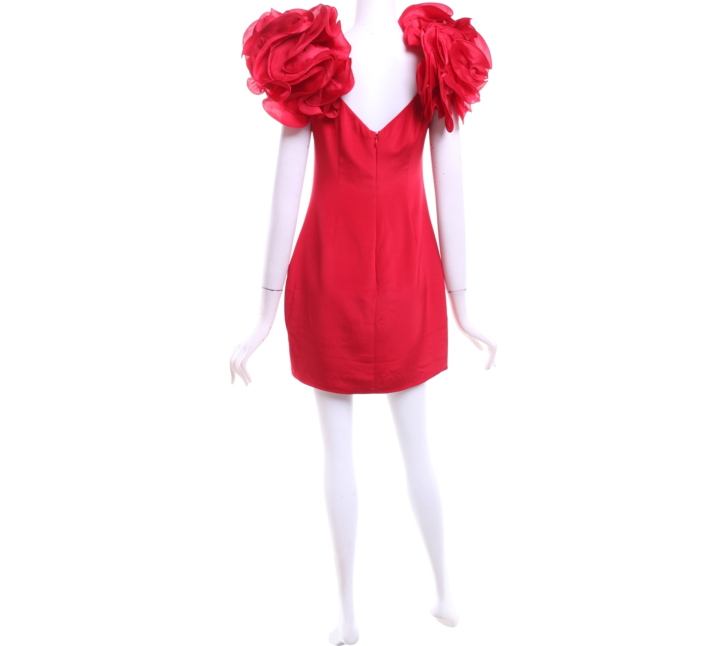 Marchesa Red Mini Dress