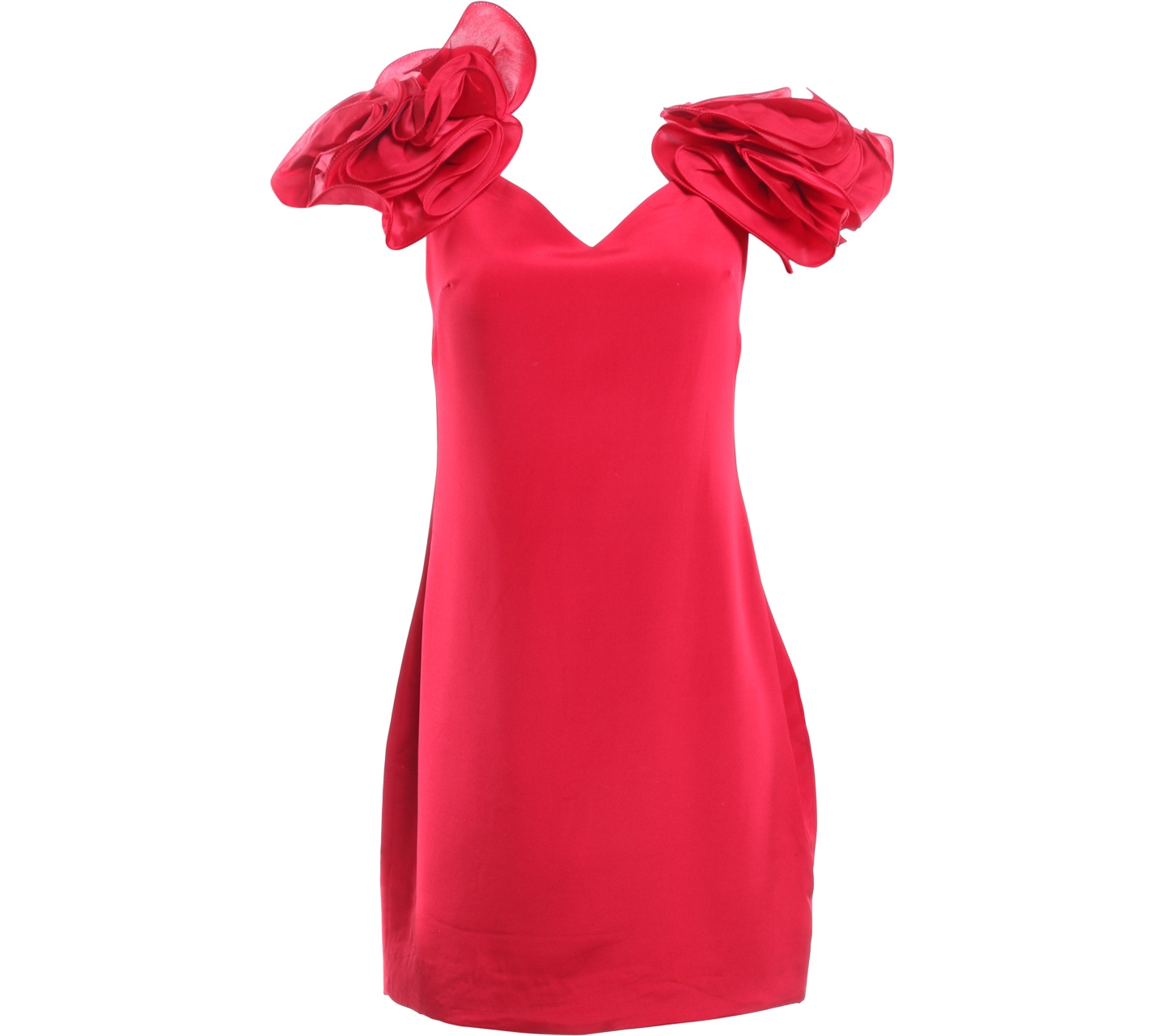 Marchesa Red Mini Dress