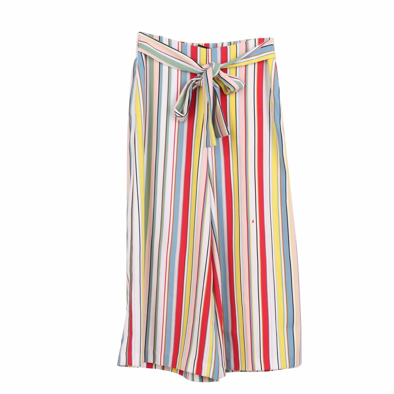 Zara Multi Stripes Cropped Pants