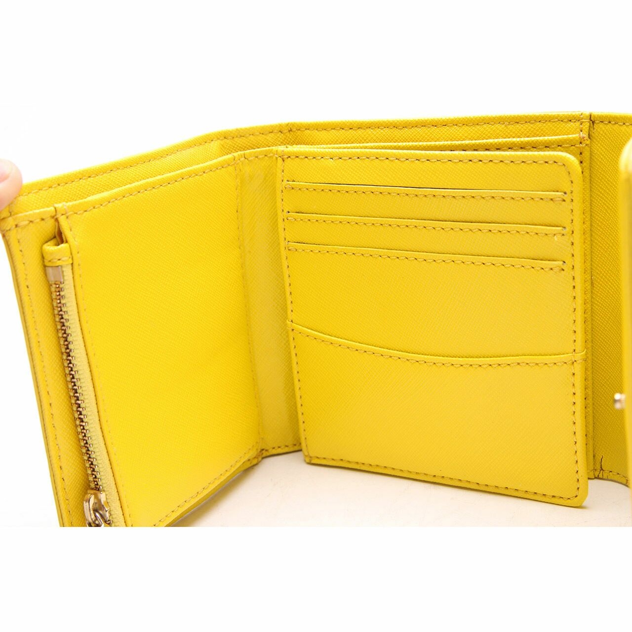 Tory Burch Yellow Flap Wallet 