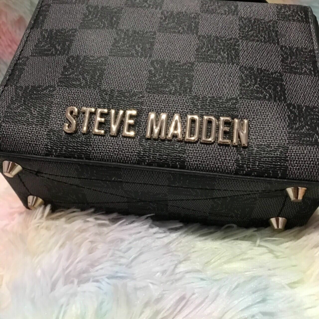 Steve Madden Bdeen Black Box Bag