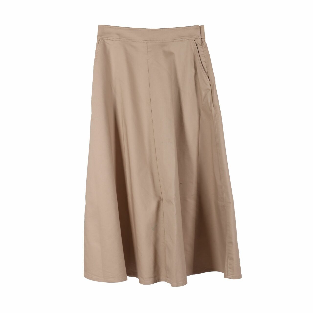 UNIQLO Khaki Maxi Skirt