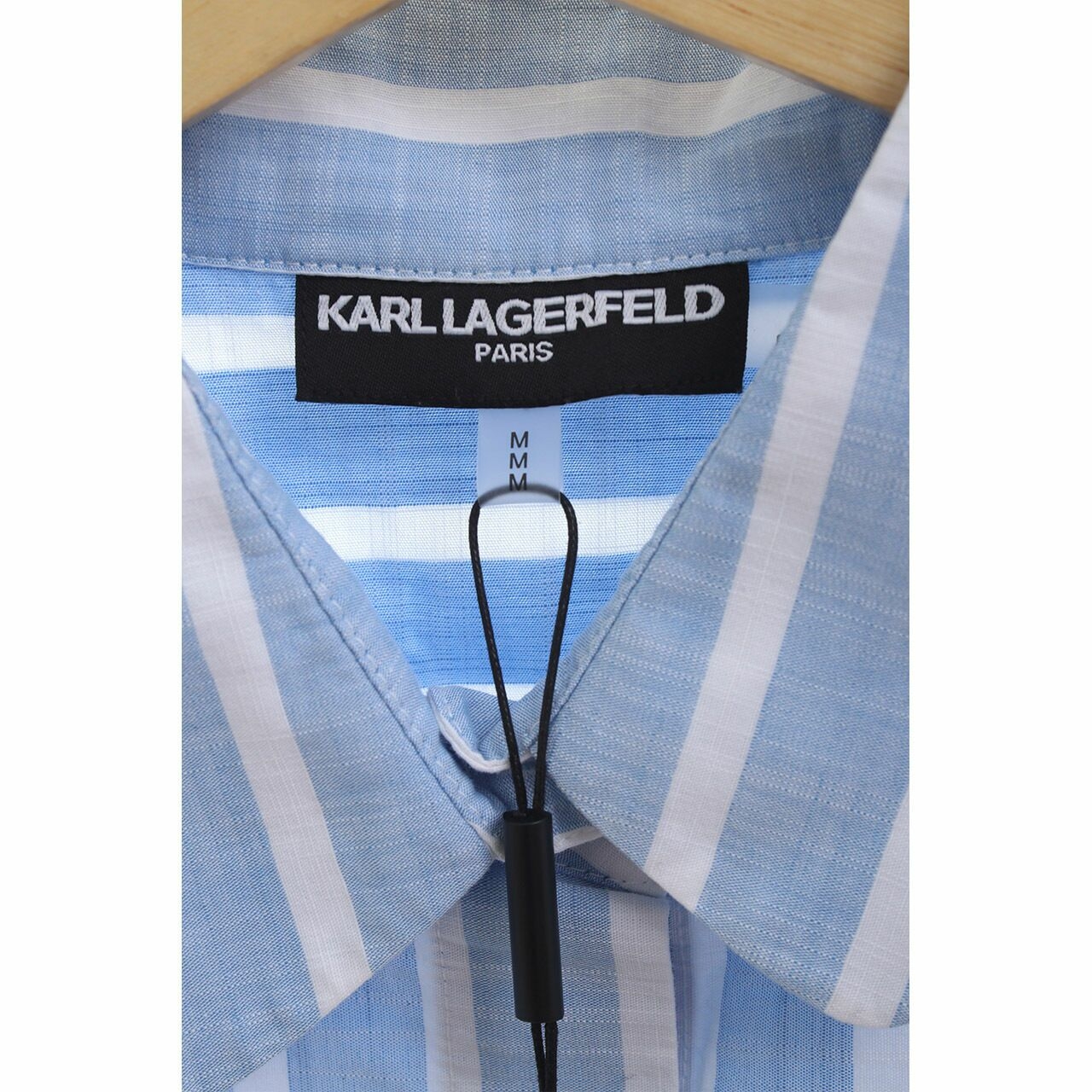 Karl Lagerfeld Essentials Emoji Logo Patch Long Sleeve White Shirt