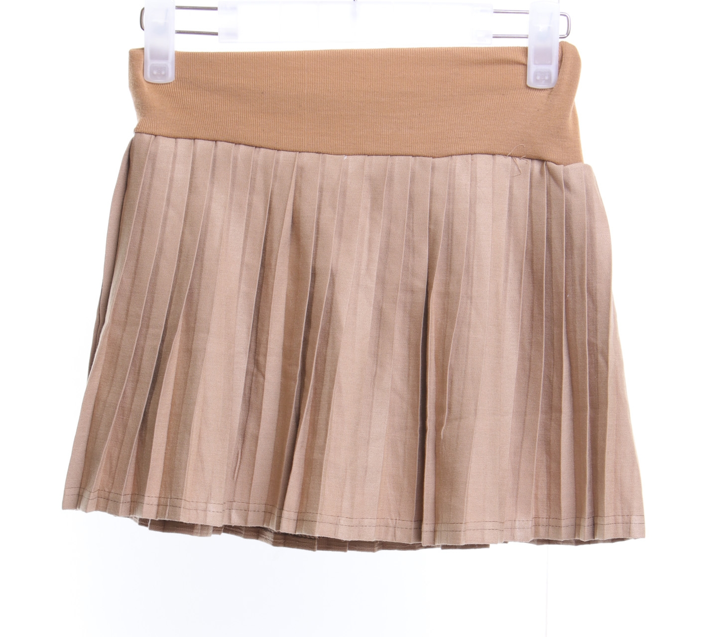 J.REP Light Brown Pleated Mini Skirt
