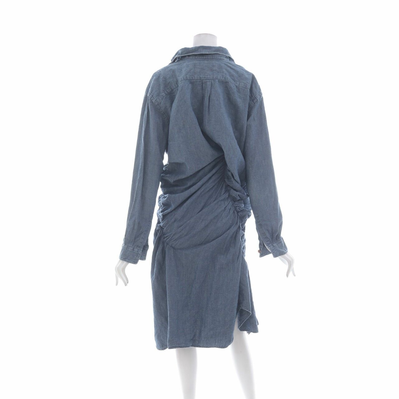 Junya Watanabe Blue Denim Comme des Garcons Midi Dress