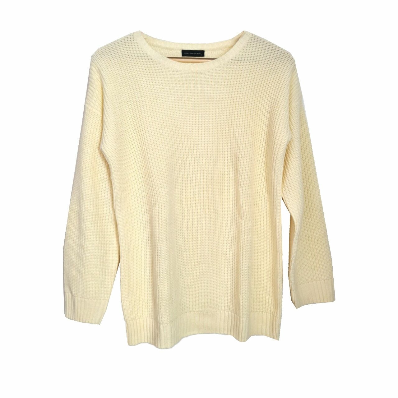 Noir Sur Blanc Light Yellow Sweater
